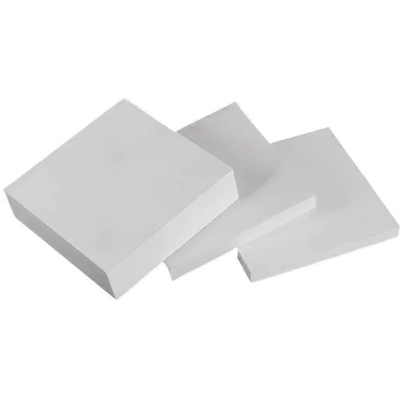 White PTFE Sheet Plate 0.55mm Thickness  Temp Resistant Durable for Industrial Use
