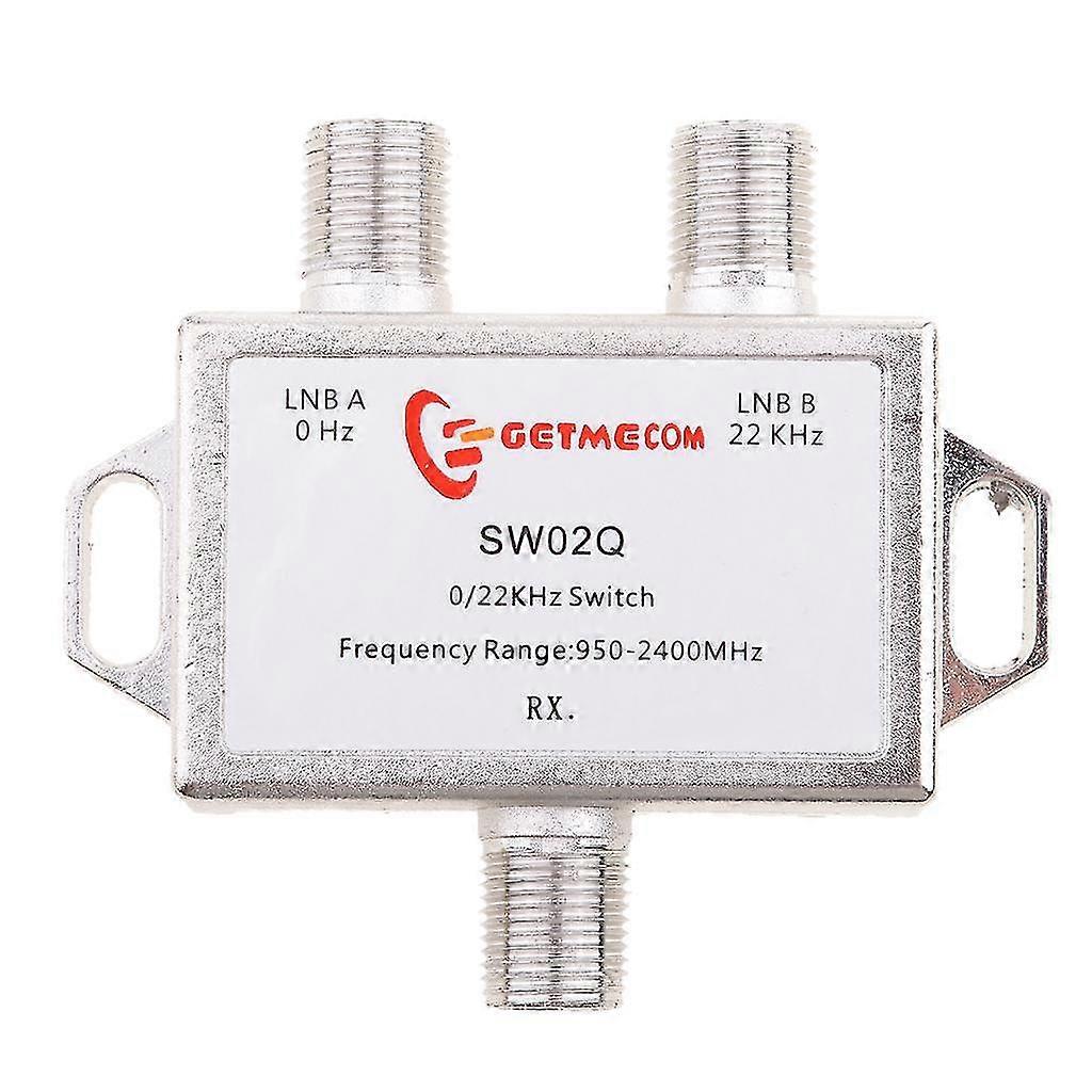 2x1 DiSEqC LNB Tone Satellite Multi FTA Switch 0/22KHz LNBF Multi Switch 2025