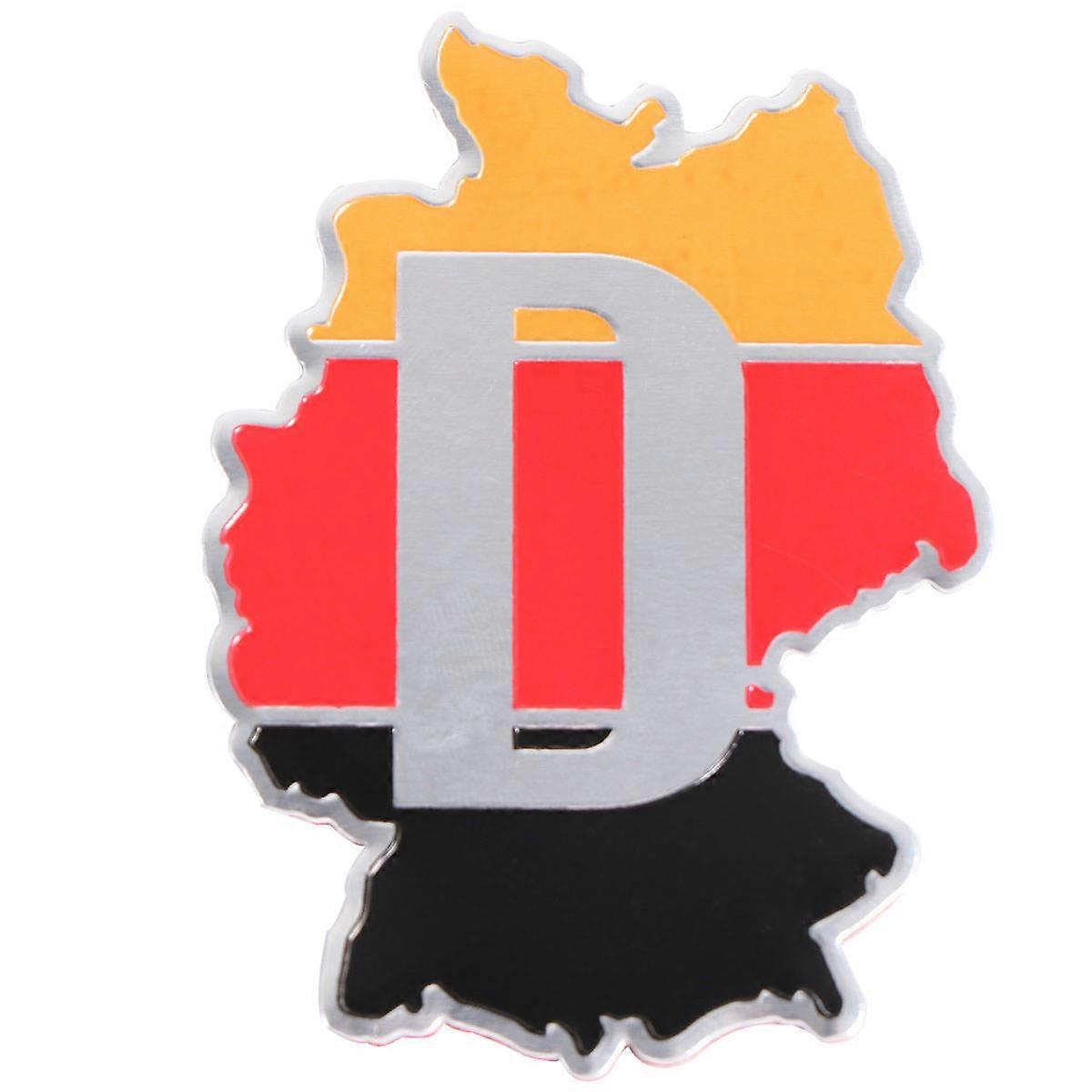 Germany Car Badge Germany Flag Map Shape for Decoration