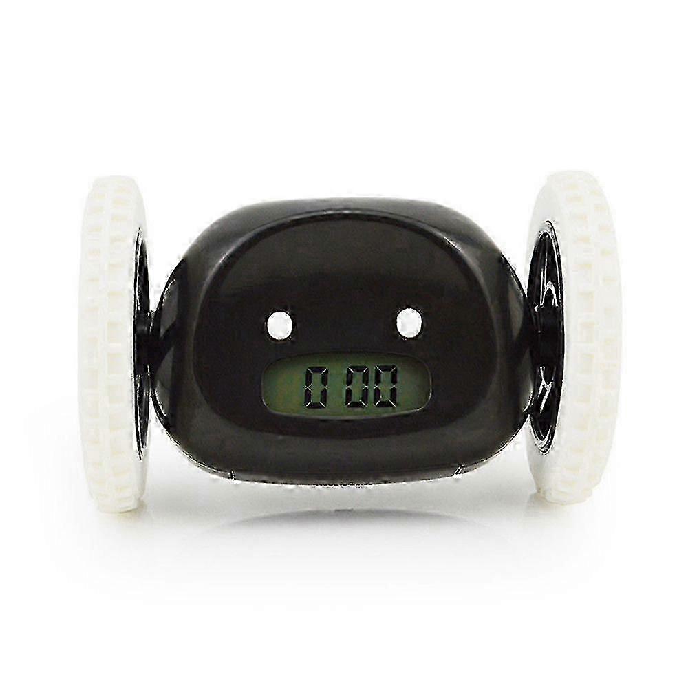 2025 Runaway Alarm Clock On Wheels, Black