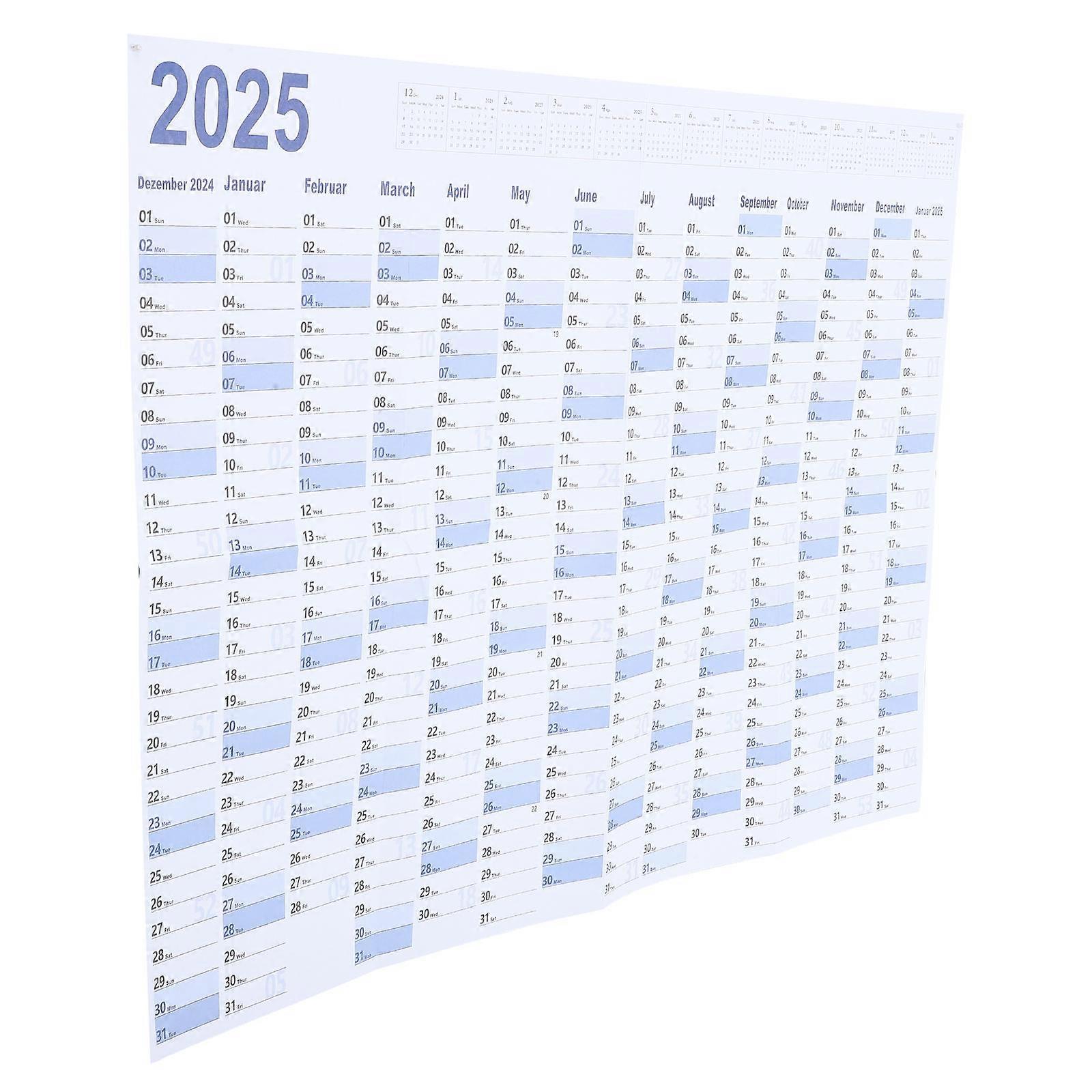 Month Calendar 5 Set Practical Schedule Calendar For Teachers Students And Office Workers Minimalist Design Rectangular Space-saving