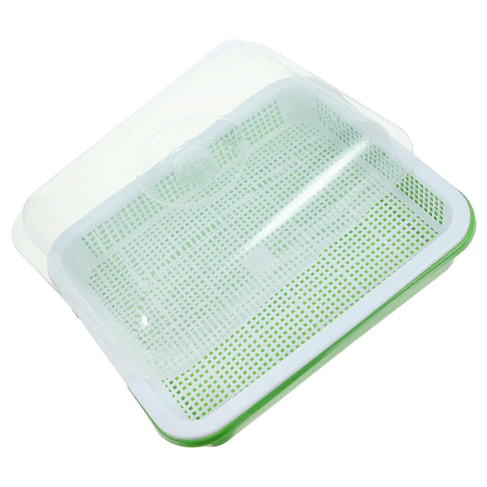 Germination Nursery Tray 3Pcs Sprouter Tray with Lid for