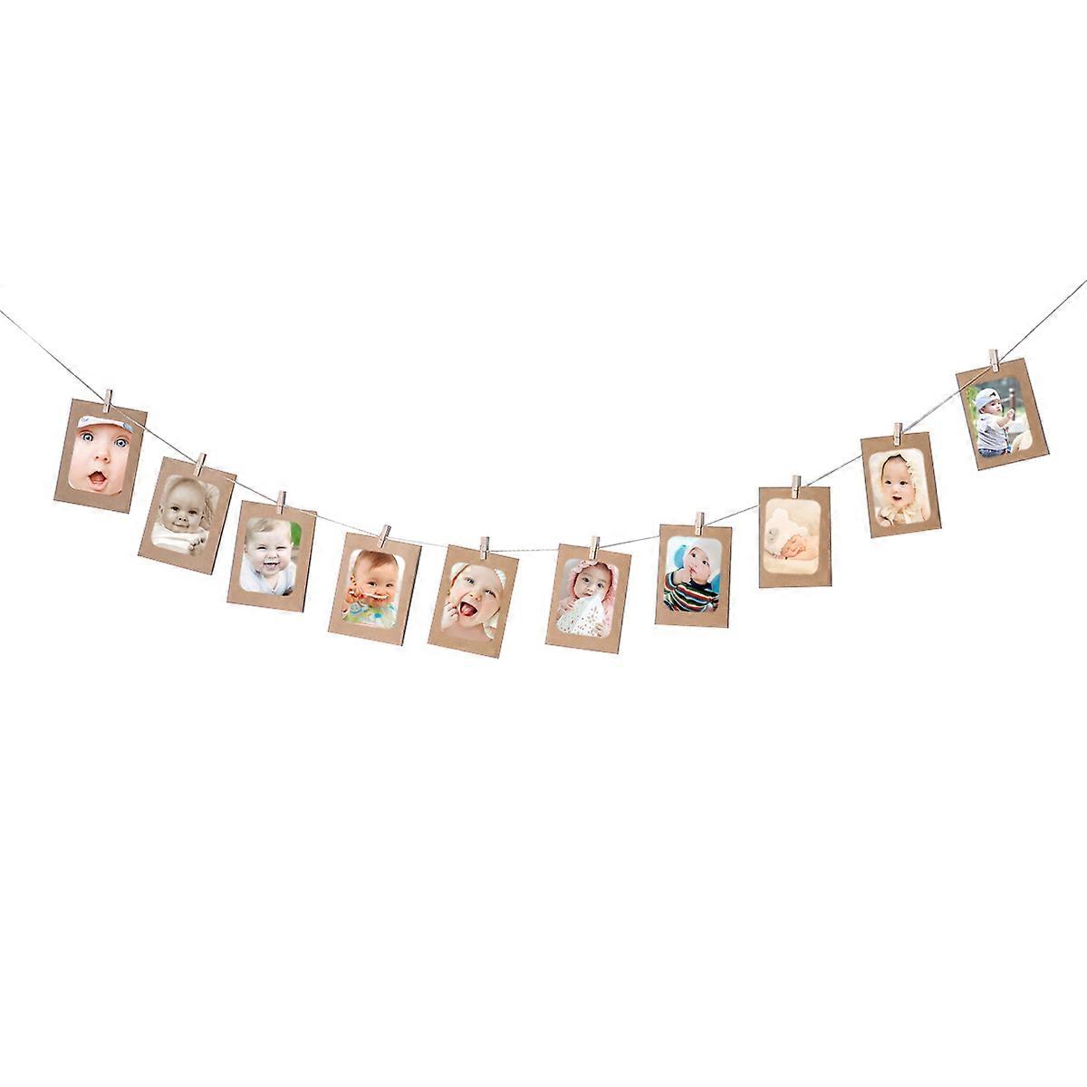 Photo Frame Hanging Photo Frames for Wedding Tables 20Pcs Paper Frames