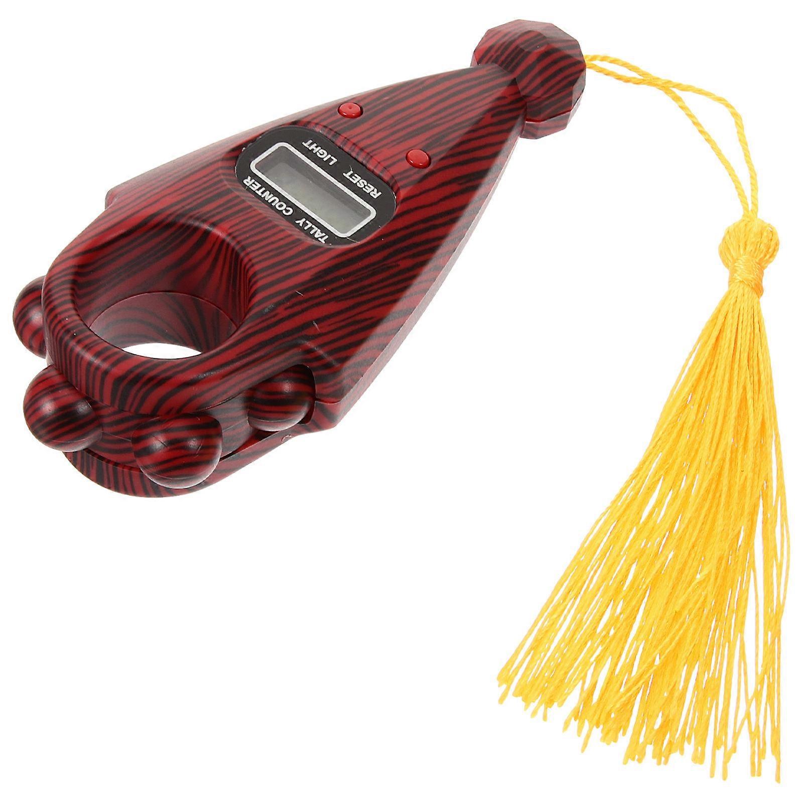 Wood Bead Counter Digital Device for Counting 4Pcs Manual Counting Tool