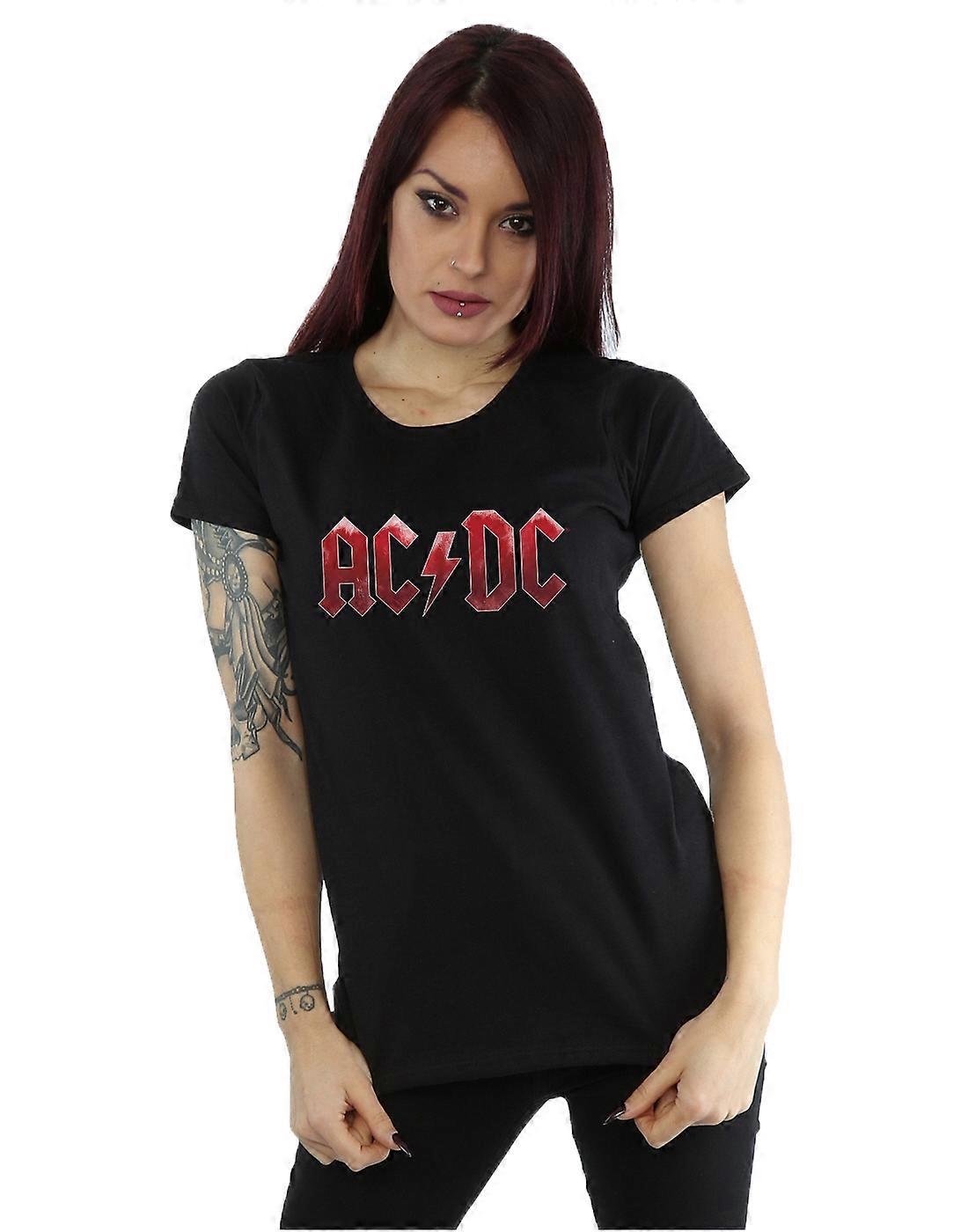 AC/DC Women's Red Ice Logo T-Shirt