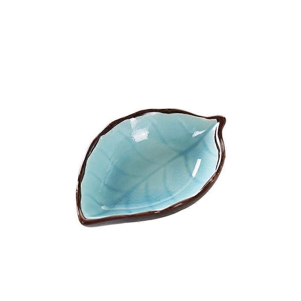 Ceramic Snack Bowls Mini LeafShaped Condiment Bowls for Breakfast and Fruit Serving