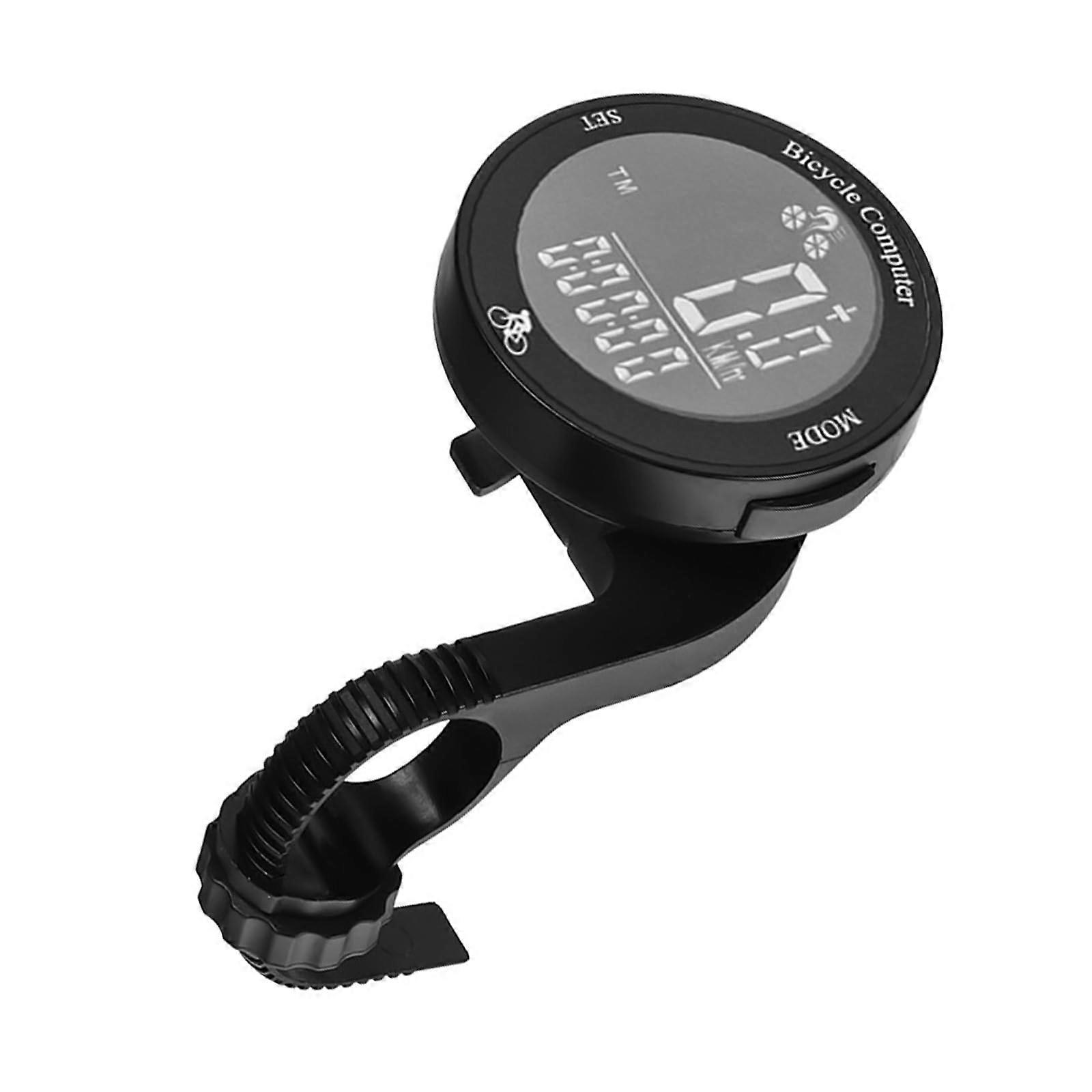 Wireless Waterproof Bike Computer with Clear LCD Display and Backlight Cycling Speedometer