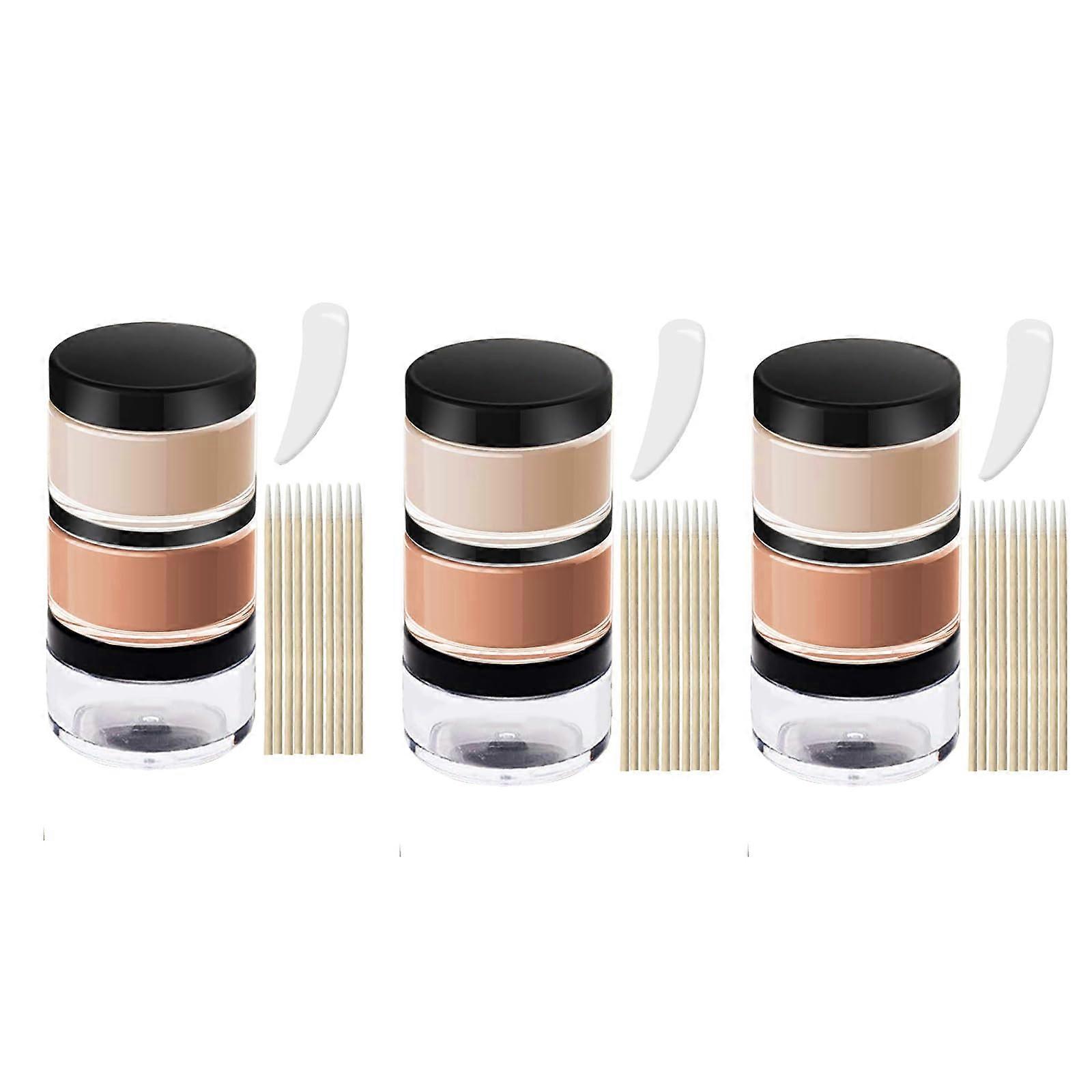 Tattoo Cover Up Makeup Waterproof LongLasting Full Coverage Concealer for Scars and Birthmarks 3Box