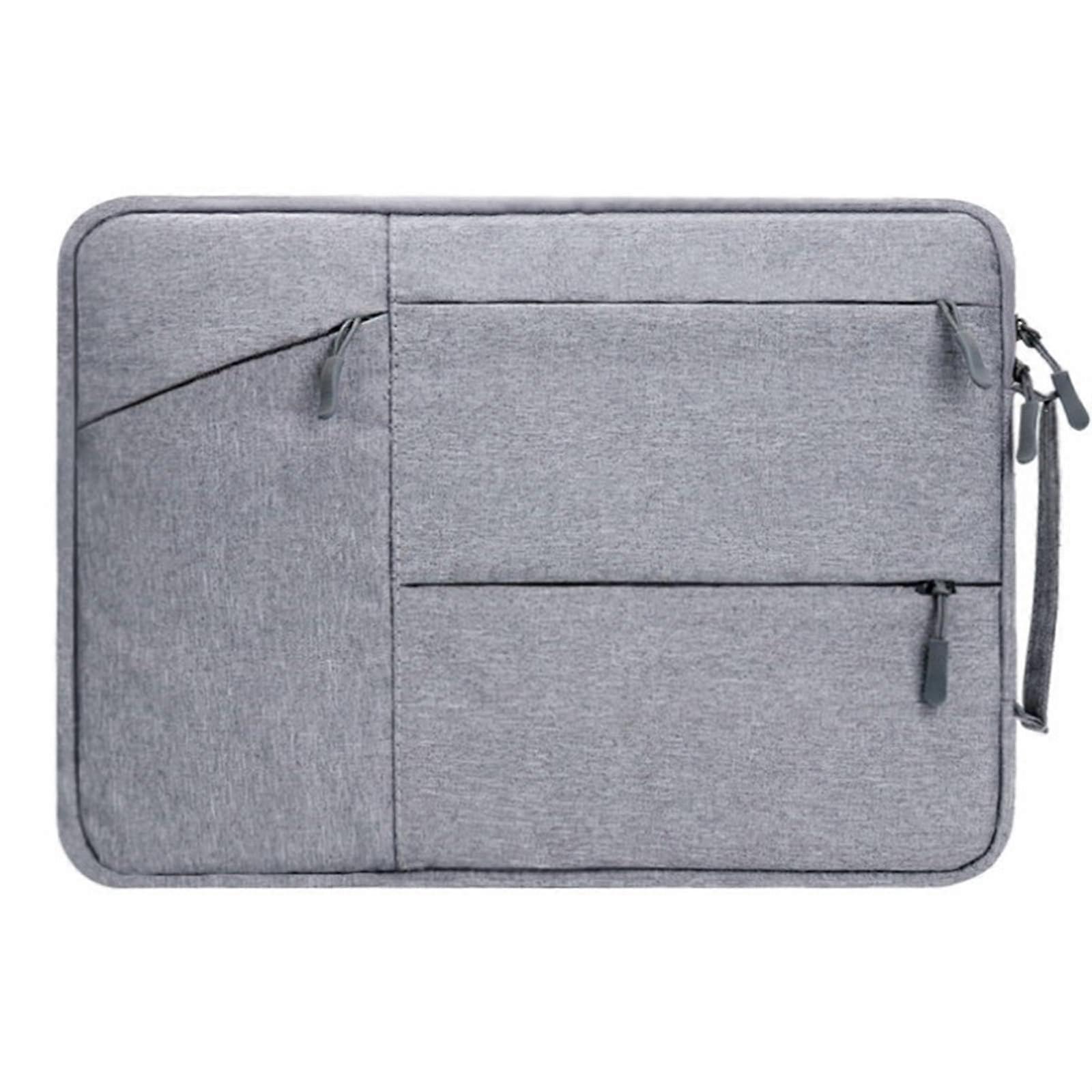Laptop Bag for 13.3 Inch Light Gray Slim Sleeve with Spacious Compartment and MultiPocket Design