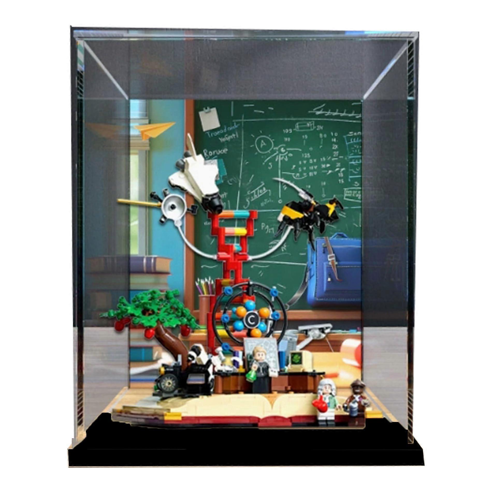 Knowledge is Power Display Case for  21355, Tailored Fit Design, Easy Wall Mount Back Spray Box