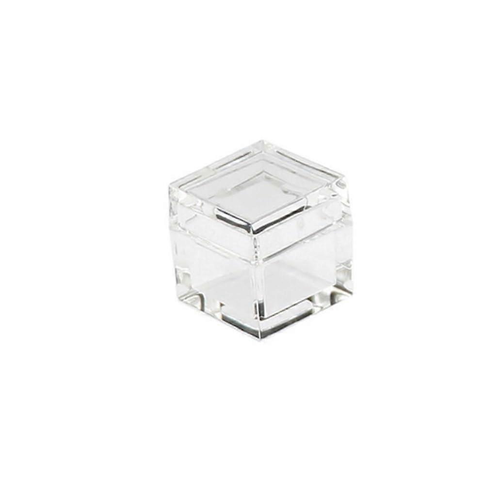 Acrylic Display Boxes for 10MM and 25.4MM Element Cubes,  Clarity Protective Cube Cases 10pcs