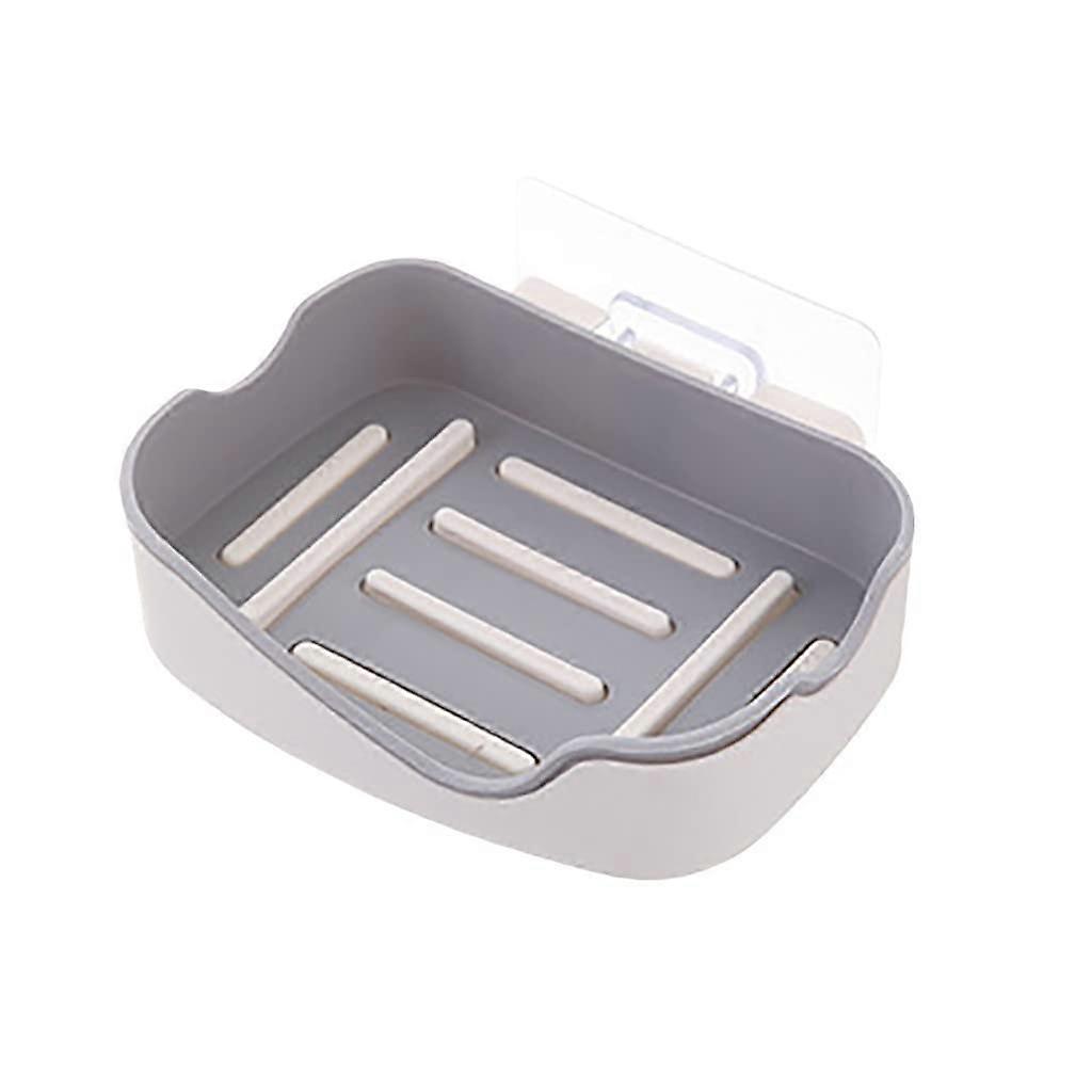 Soap Dish with Drainage Wall Mounted Shower Soap Holder, Durable SelfDraining Bathroom Tray