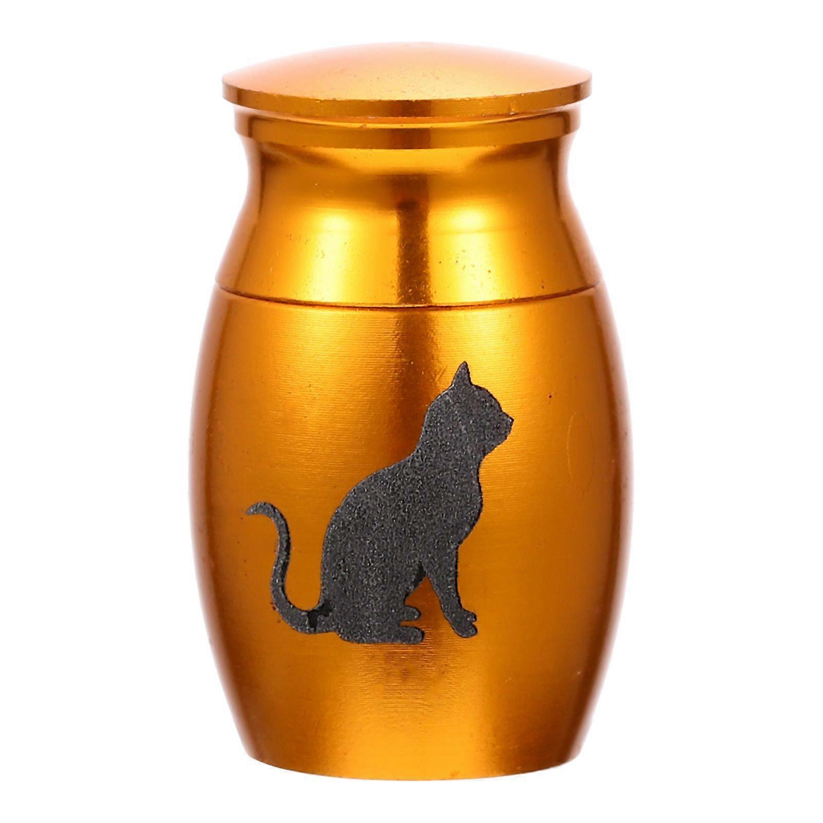 Cat Keepsake Cinerary Casket Pet Ashes Cremation Urn Cat Ashes Container