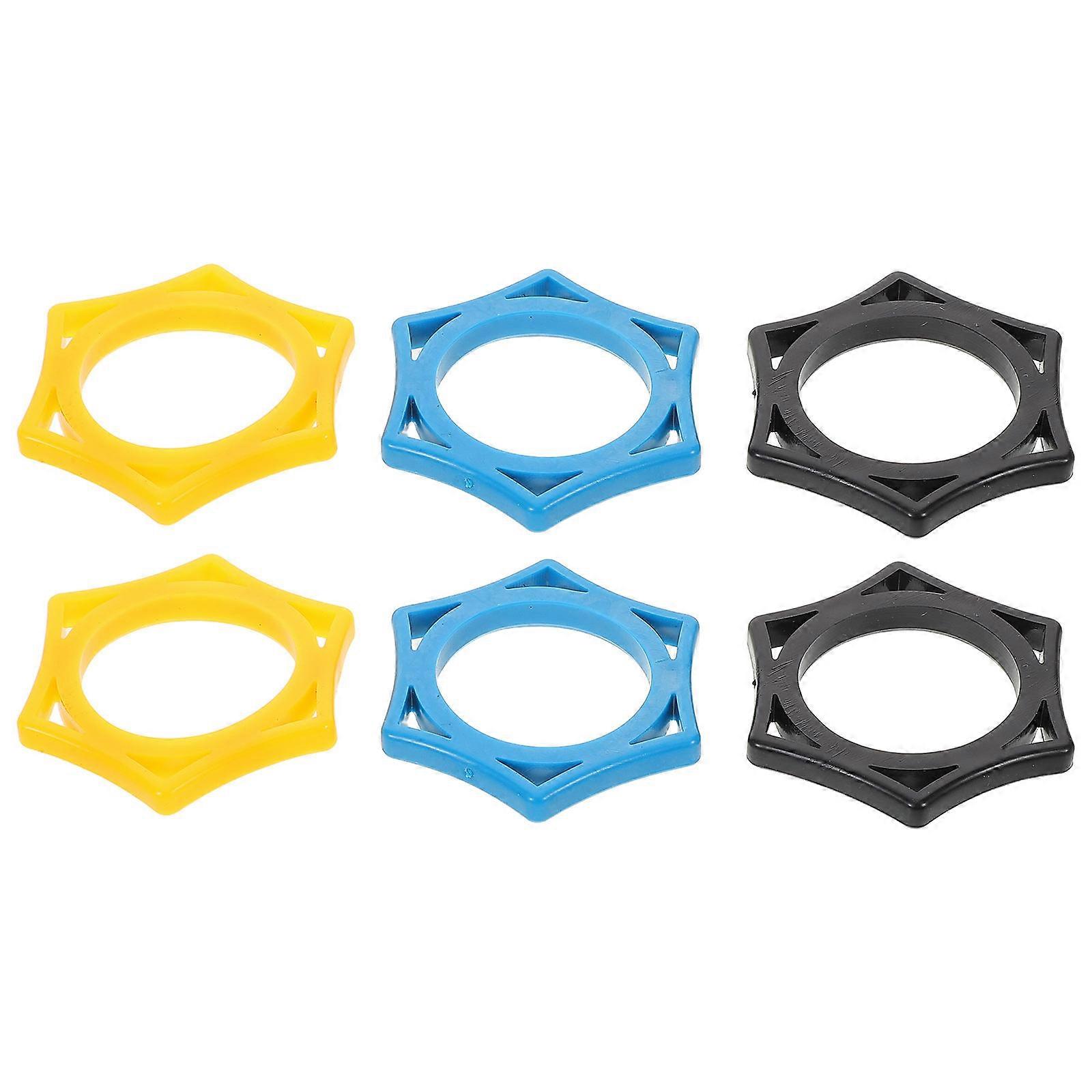 Rubber Microphone Anti-Roll Rings for 6Pcs Mic Stand Stabilizer Holders