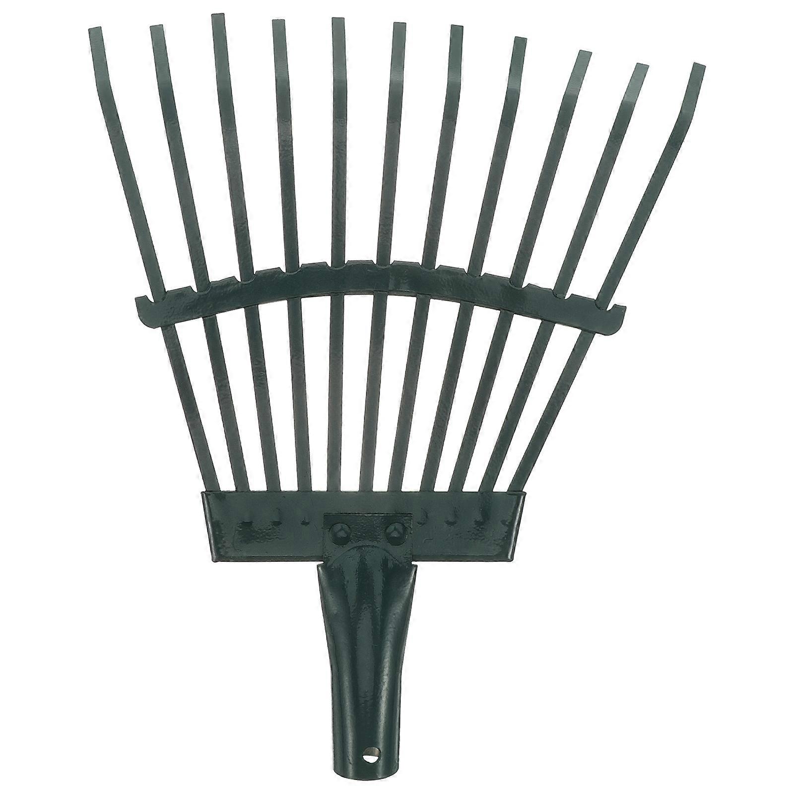 Green Shrub Rake for Garden Leaf Cleaning Plastic Gardening Leaf Rake