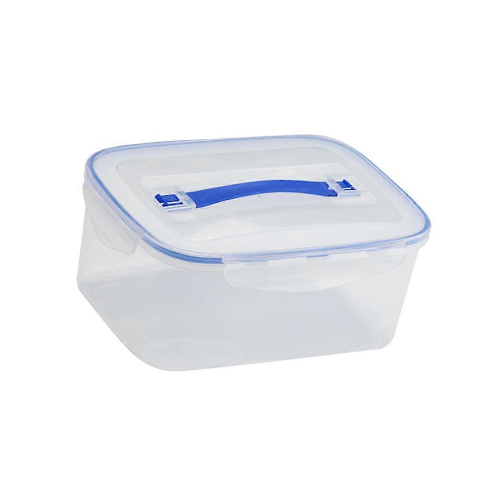 Dumpling Storage Container Portable Rectangular Sealed Preservation Box For Picnics 5800ml Single Layer 1Pack