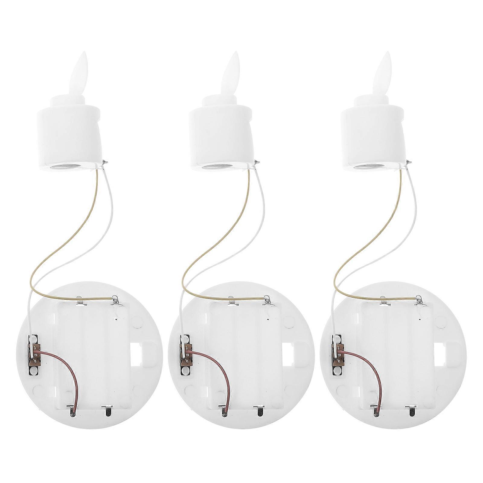 Swing Candle Lamp Wicks for DIY LED Candle Light 3Pcs Plastic Pack