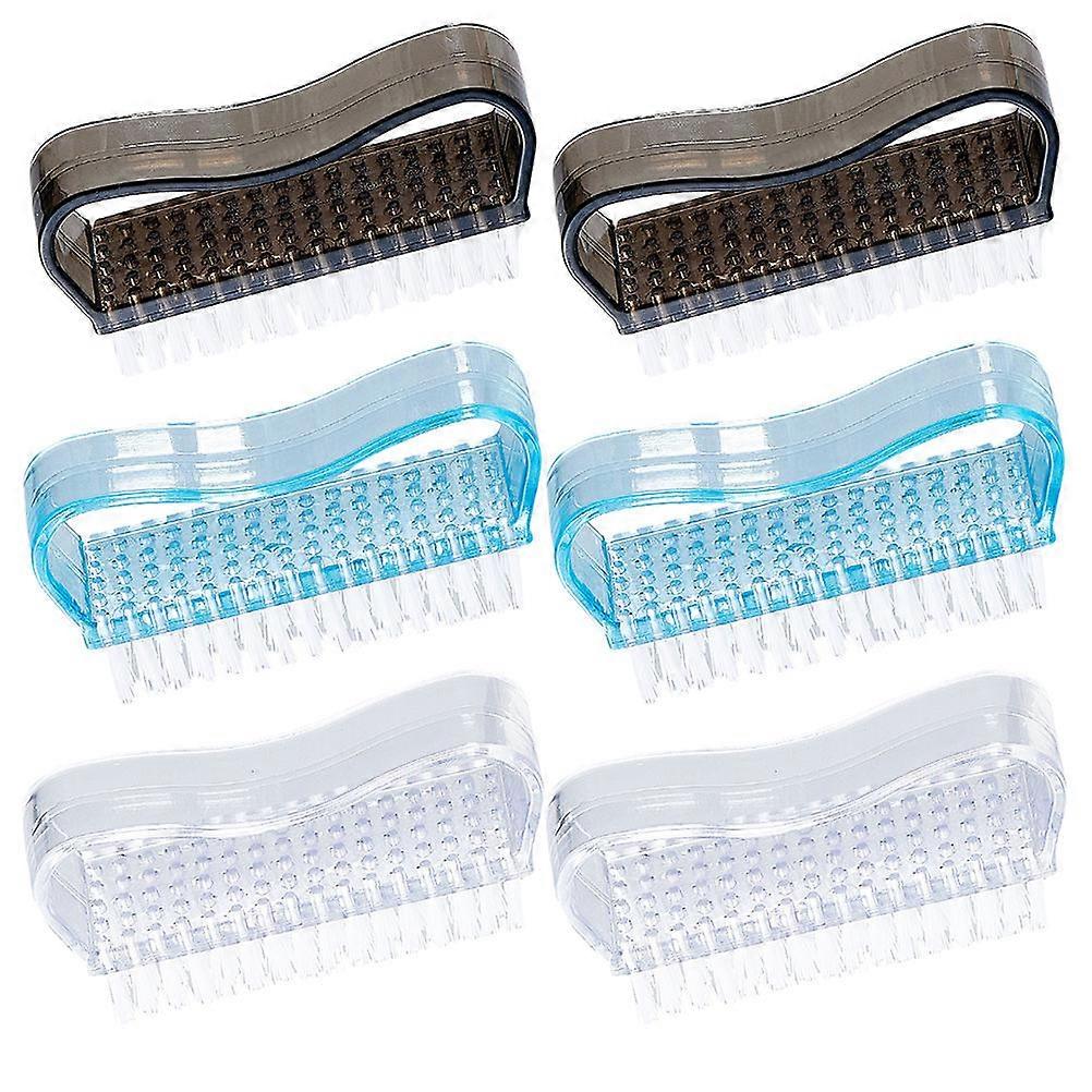 Fingernail Brush for Cleaning 6Pcs Hand Brushes with Comfortable Grip