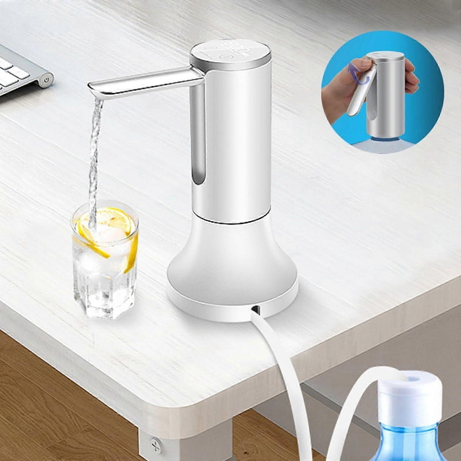 Electric Water Gallon Pump Foldable Automatic Dispenser Rechargeable Desktop Smart Drinking