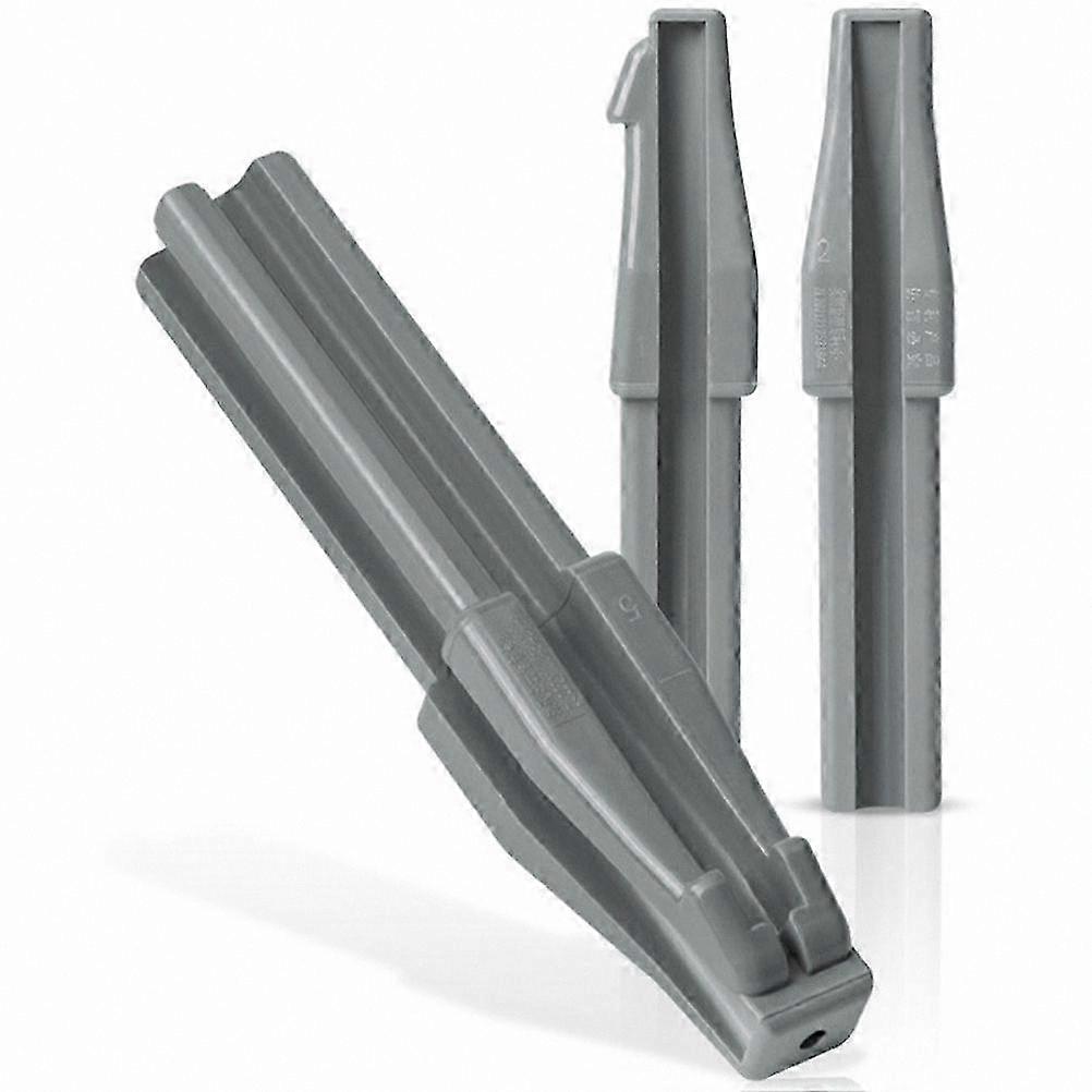 3-Piece Eyebrow Pencil Sharpener Set for Makeup Tools