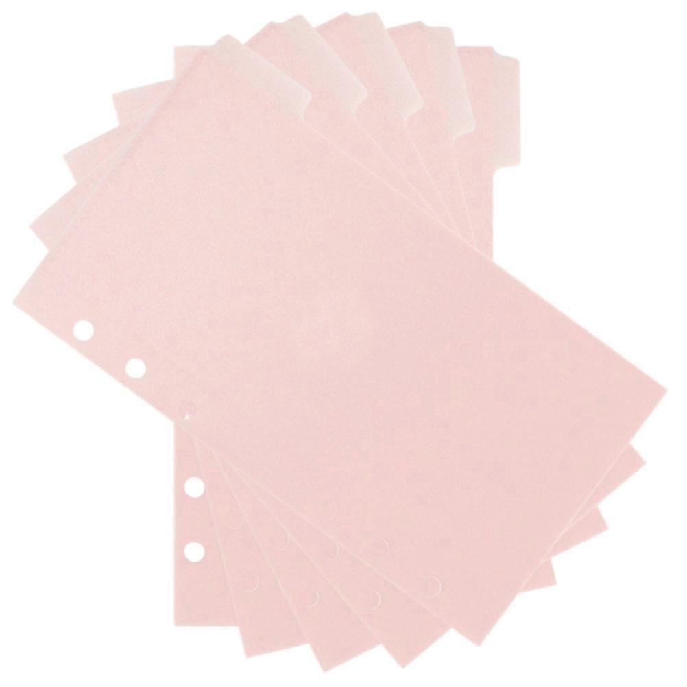 Plastic Binder Folder Pouches for Document Protection 5Sets Pink