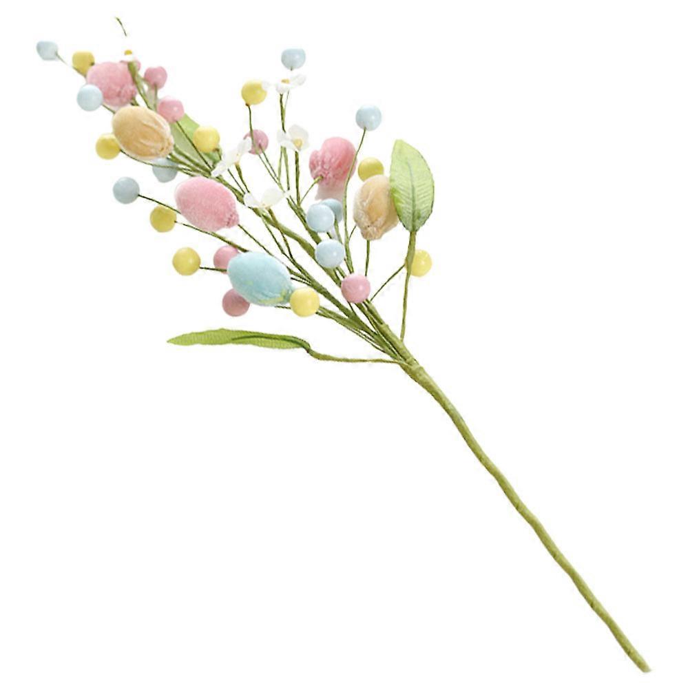 Artificial Easter Egg Branch for Party Decoration Plastic Multi Color