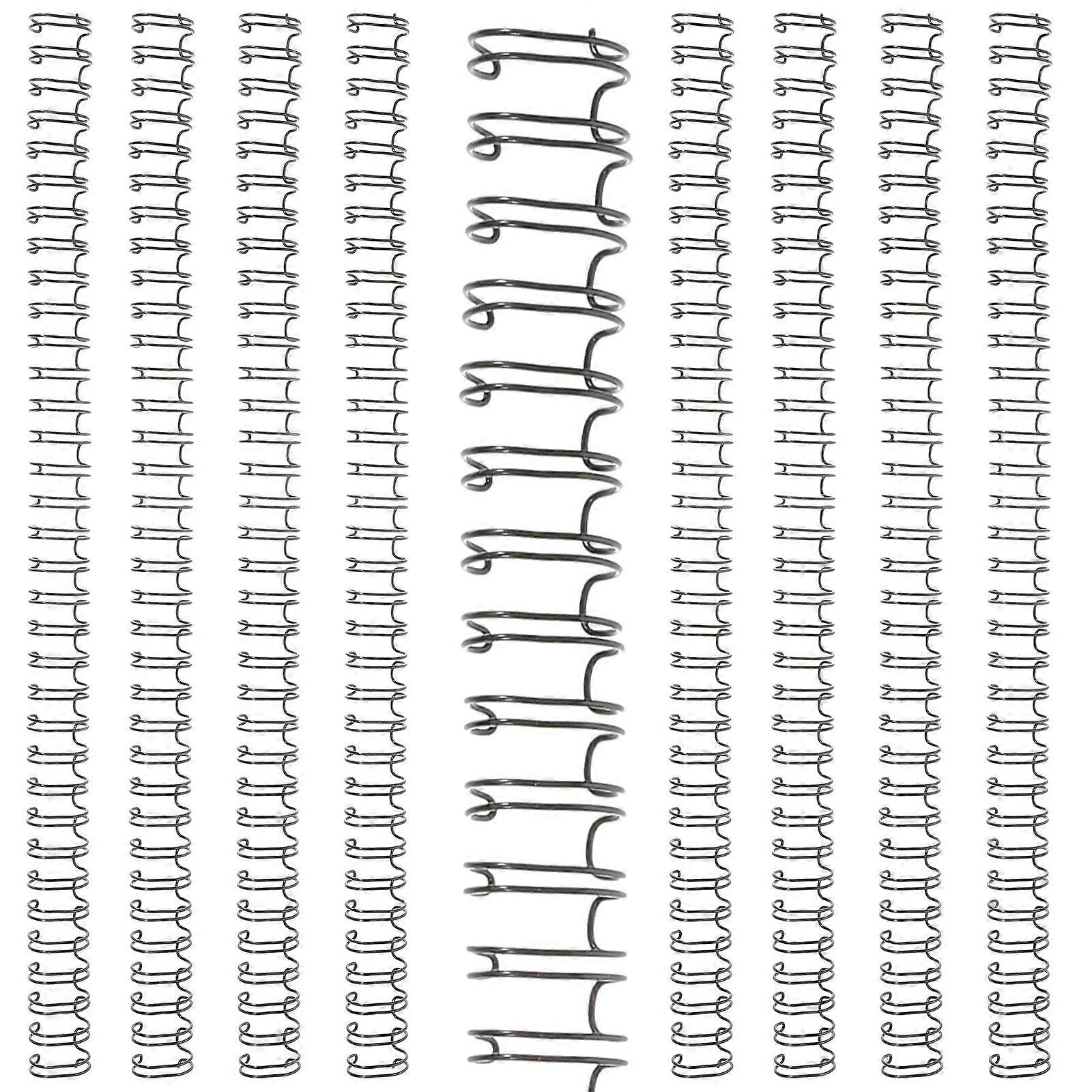 Wire Binding Rings Iron Binder Rings for Replacement 200Pcs