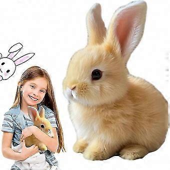 Realistic Hopping Bunny Toy - Plush Rabbit with Jumping and Shaking Features for Kids