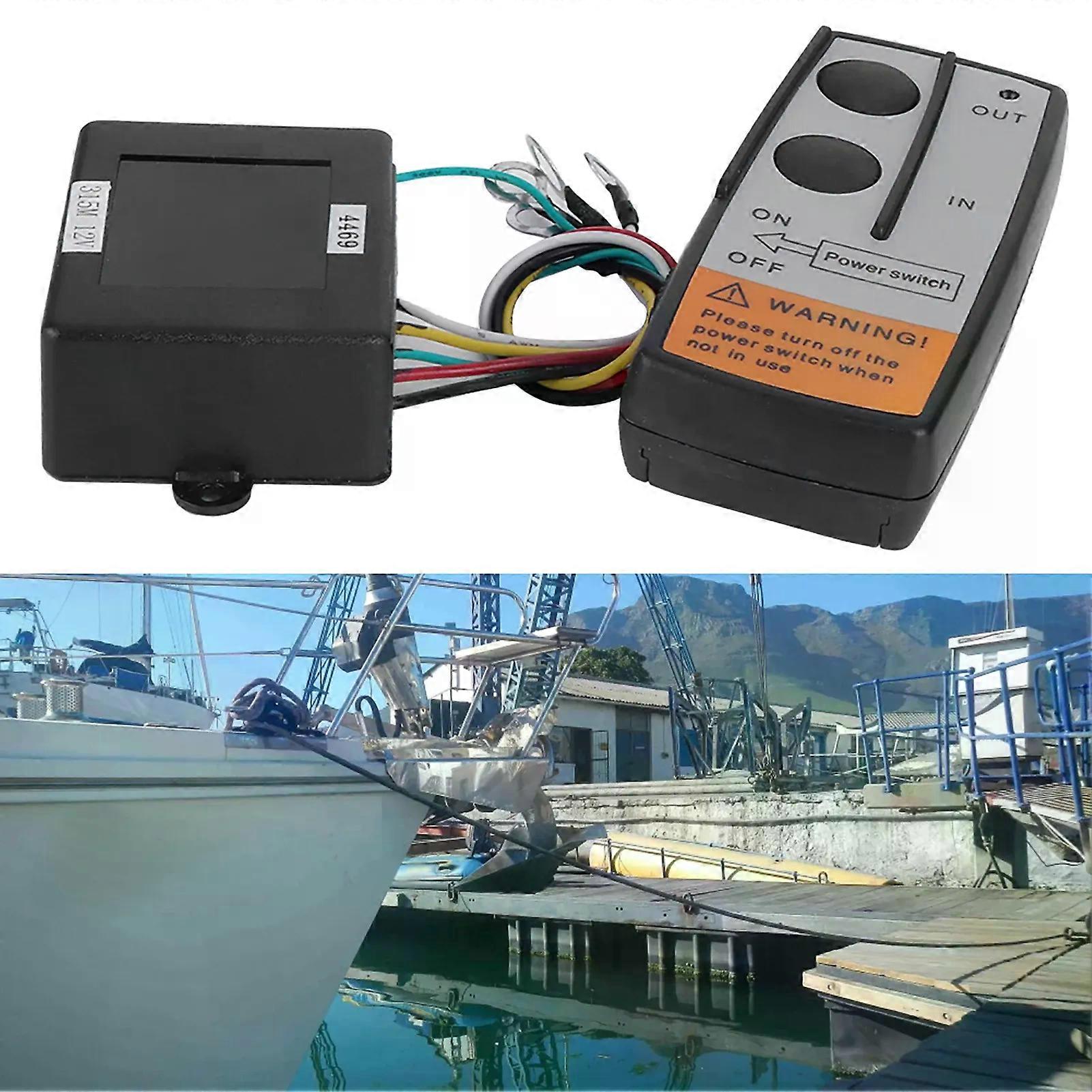 Anchor Remote Windlass Wireless Switch Trim Controller Marine Boat Accessory Windlass Wireless Switch