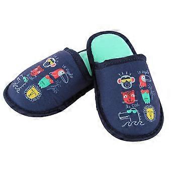 CTM Boy's Animal Assorted Slippers