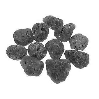 Black Meteorite Raw Crystal Specimen for Indoor Planter Decoration 200G