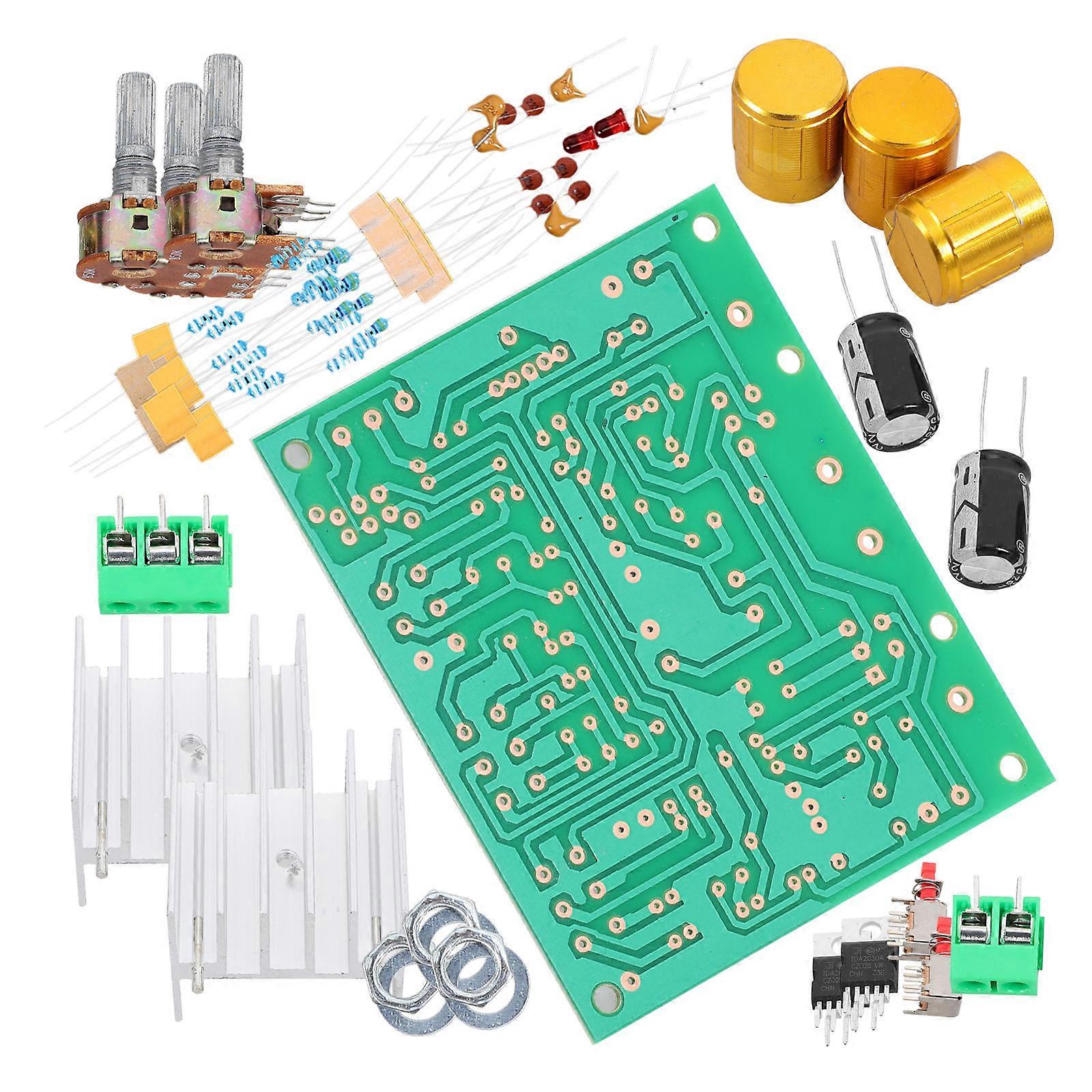 Stereo Amplifier Amp Module Power Amplifier Board 1Set for Audio System