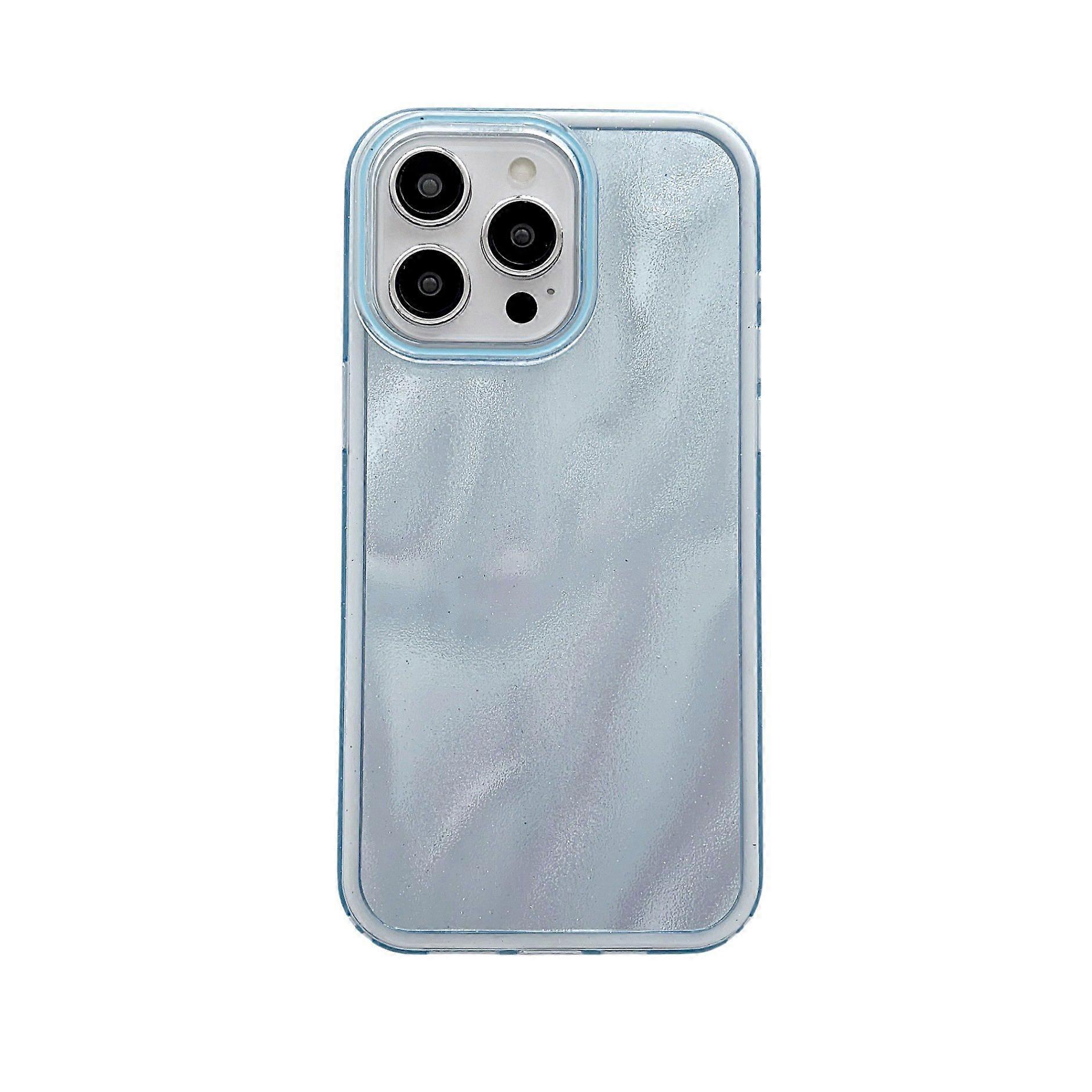 Case for iPhone 14 Pro Max Liquid Sand Wave Texture Blue
