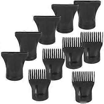 Hair Dryer Nozzles and Combs for Hair Use Nylon Material 10Pcs Replacement Set