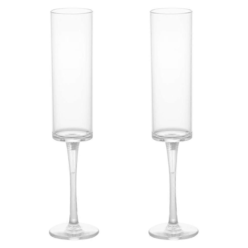Flute Toasting Glasses for Kitchen 2Pcs