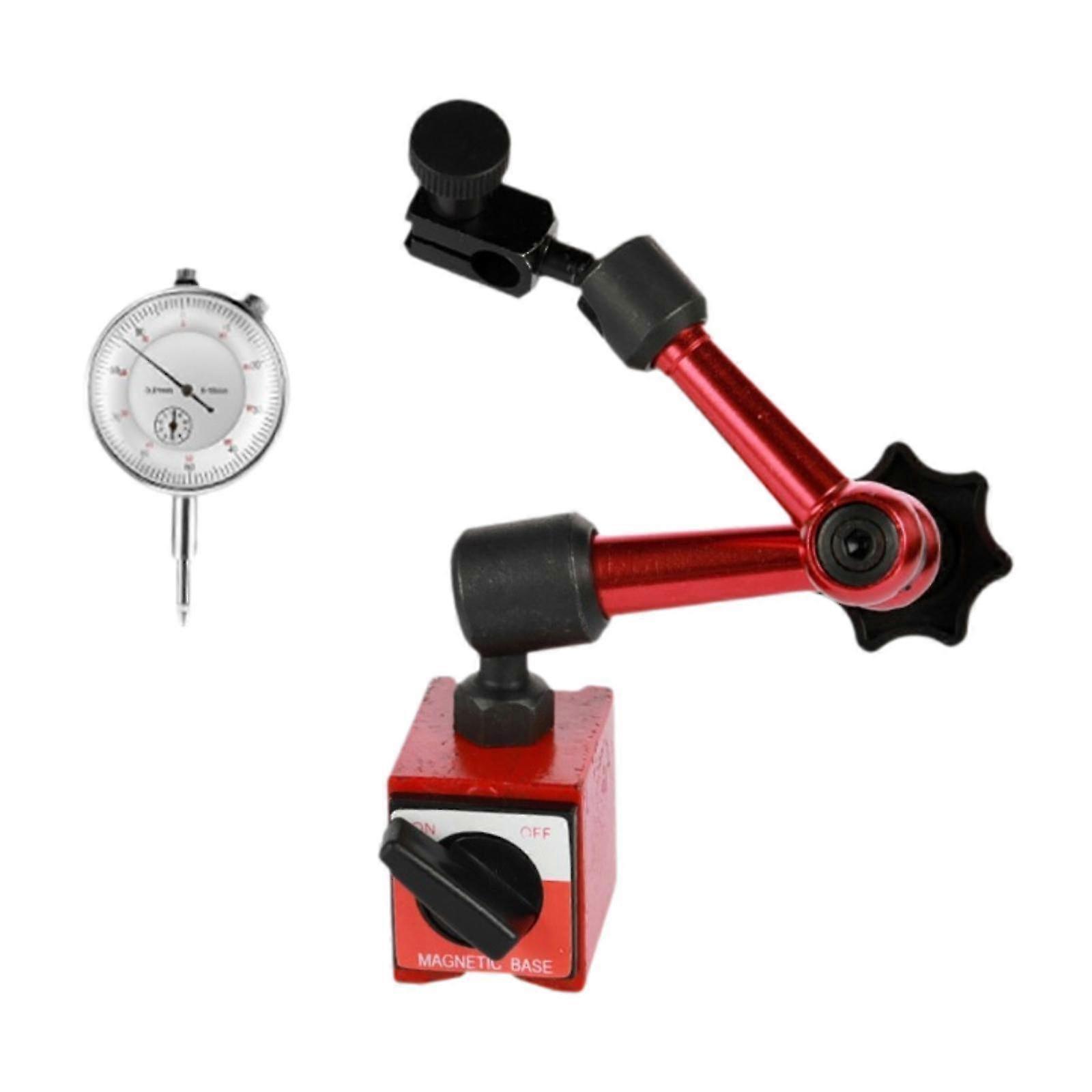 Magnetic Base Holder for Digital Dial Indicator Adjustable Dial Test Gauge