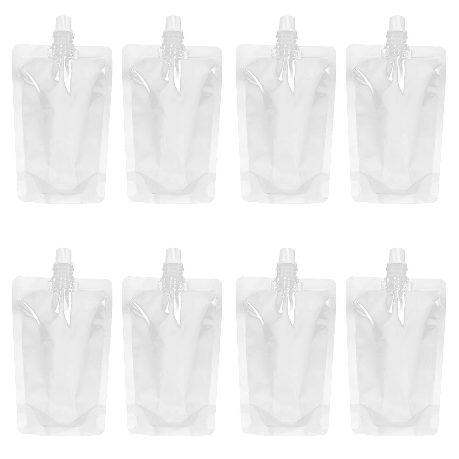 30Pcs 200ML Transparent Drinks Flasks Liquor Pouch Reusable Beverages Drinking Flasks