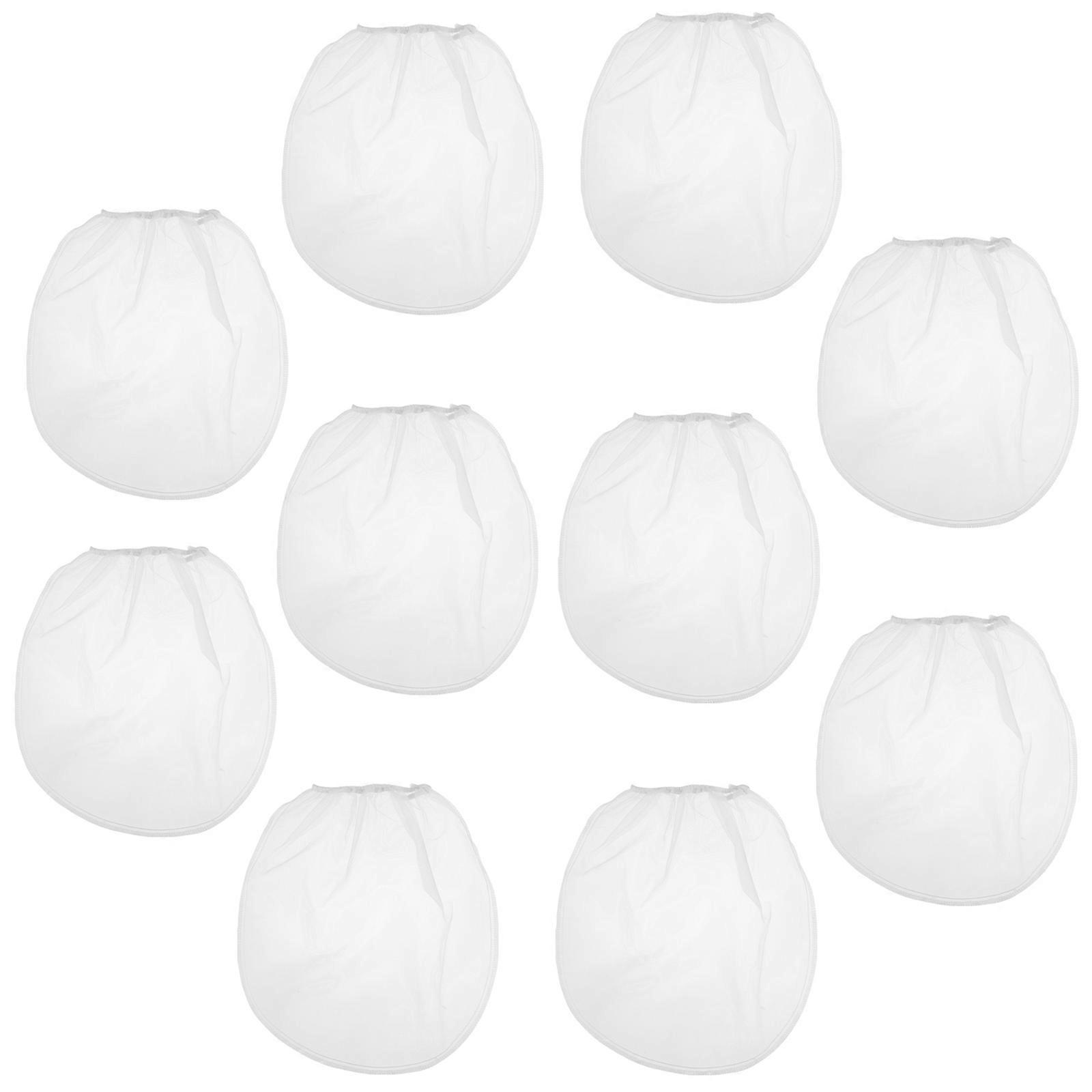 10pcs Paint Mesh Bag Strainers Practical Drawstring Filter Bag for Oil Paint