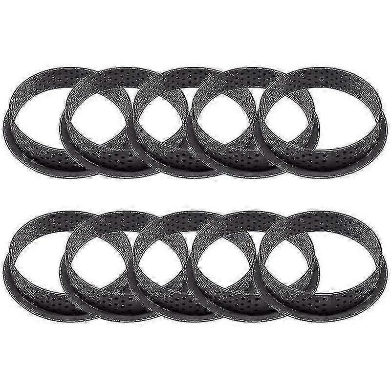 10-pack Cake Mold Mousse Circle Round Dessert Pie Decorating Tool