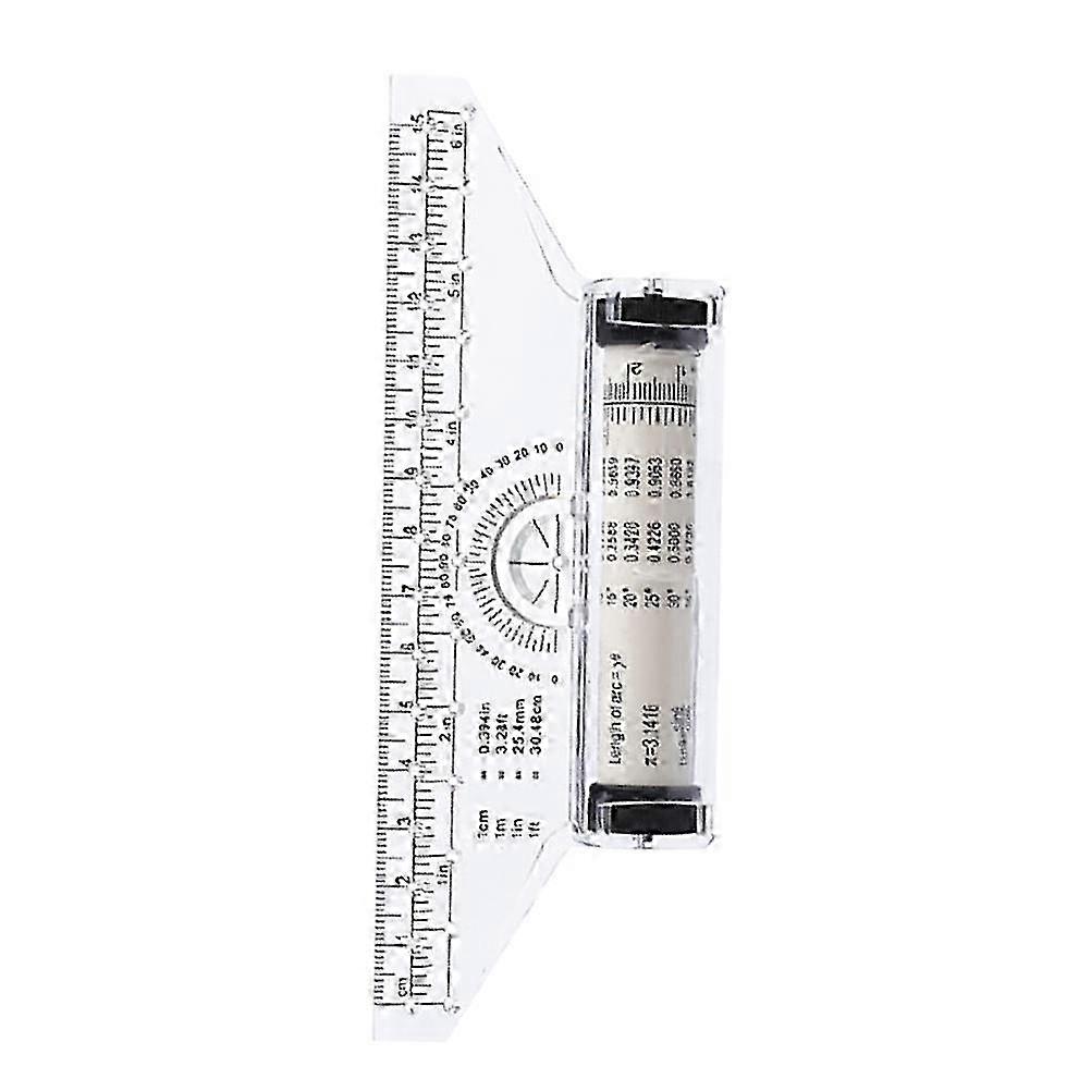Multi-purpose Rolling Ruler Plastic Measuring Rolling Ruler compatible with Drawing Design