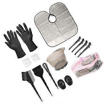 Hair Dye Bowl and Brush Kit Hair Coloring Tools for 4Sets Assorted Color