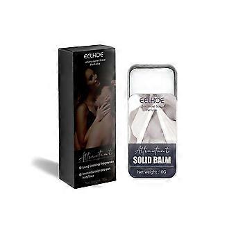 Solid Perfume Balm - Lasting Fragrance with Jasmine & White Musk, Portable Deodorant for Men & Women