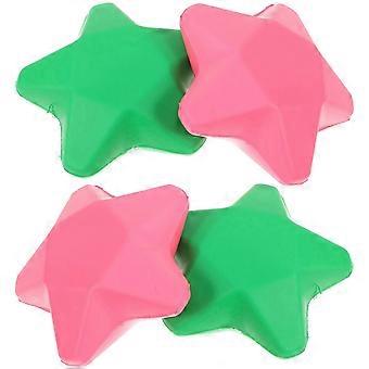 Handgriptrainingsballen, 4 stuks, diverse kleuren, voor volwassenen en tieners