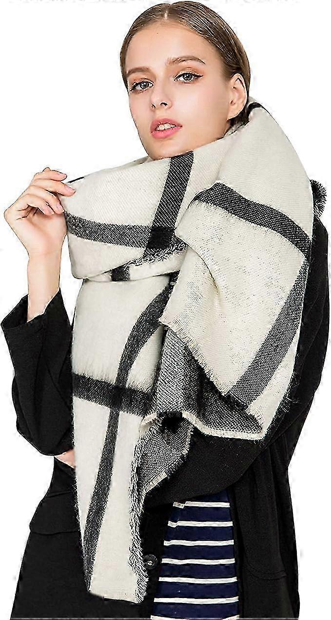 Scarf Plaid Blanket Scarf