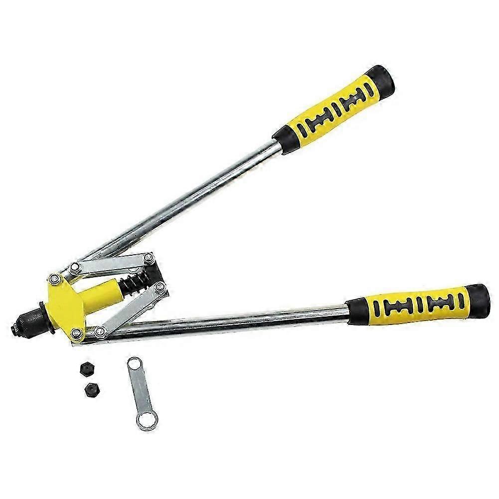 1set Double Core-Pulling Hand Riveter Manually Pull Rivet Pull Cap Willow Rivet Hand Tools