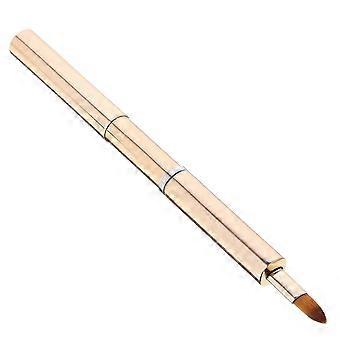 Golden Lipstick Brush Lip Applicator compatible with Women Portable Makeup Use