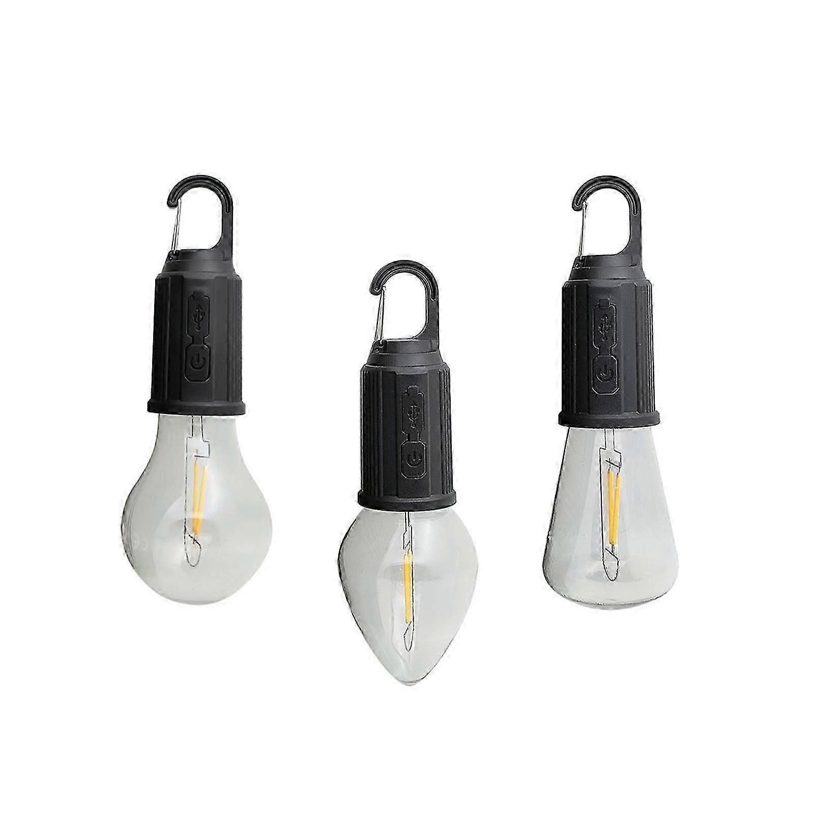 Rechargeable Portable Outdoor Ambient LED Multi-function Camping Light 3 Adjustable Brightness 400mAh