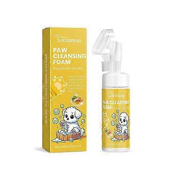 Yegbong Pet Foot Foam Cleaner Tiefenreinigung Hunde- und Katzenfußpflege Feuchtigkeitsspendend