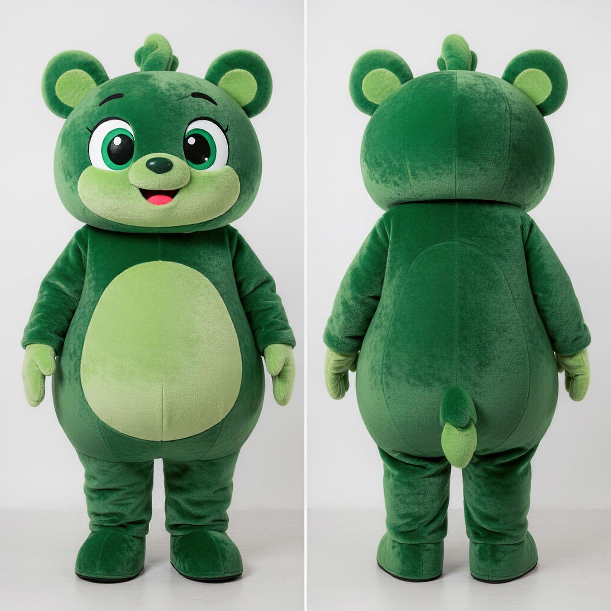 MASTICOT Forest Green Round Alliance Mascot