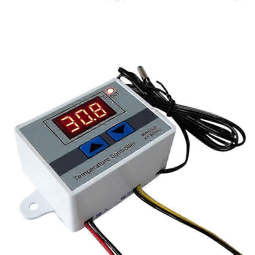 220v Digital Led Temperature Controller 10a Thermostat Control Switch Probe New